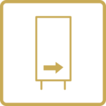 ホール看板
順路看板