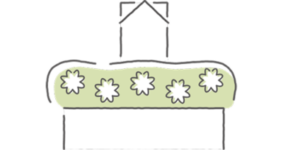 生花祭壇でお別れに
彩りを添えたい